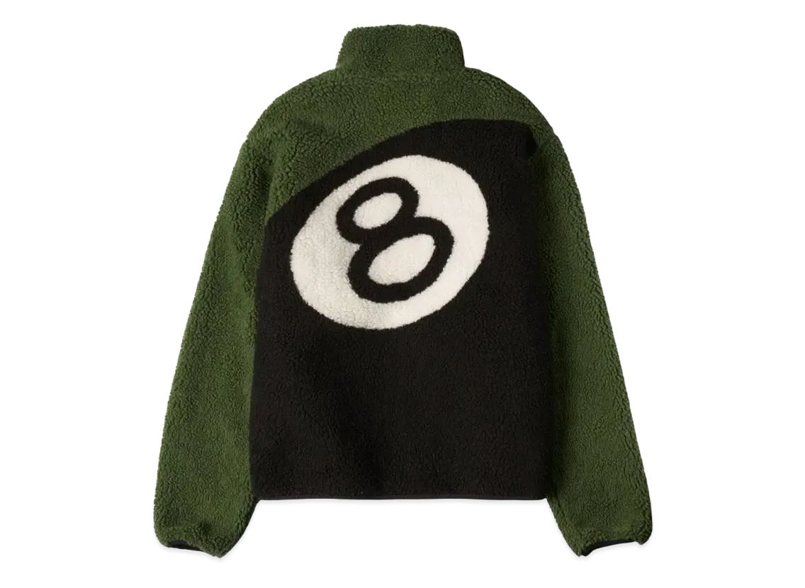 Stussy 8 BALL SHERPA JACKET "Green"