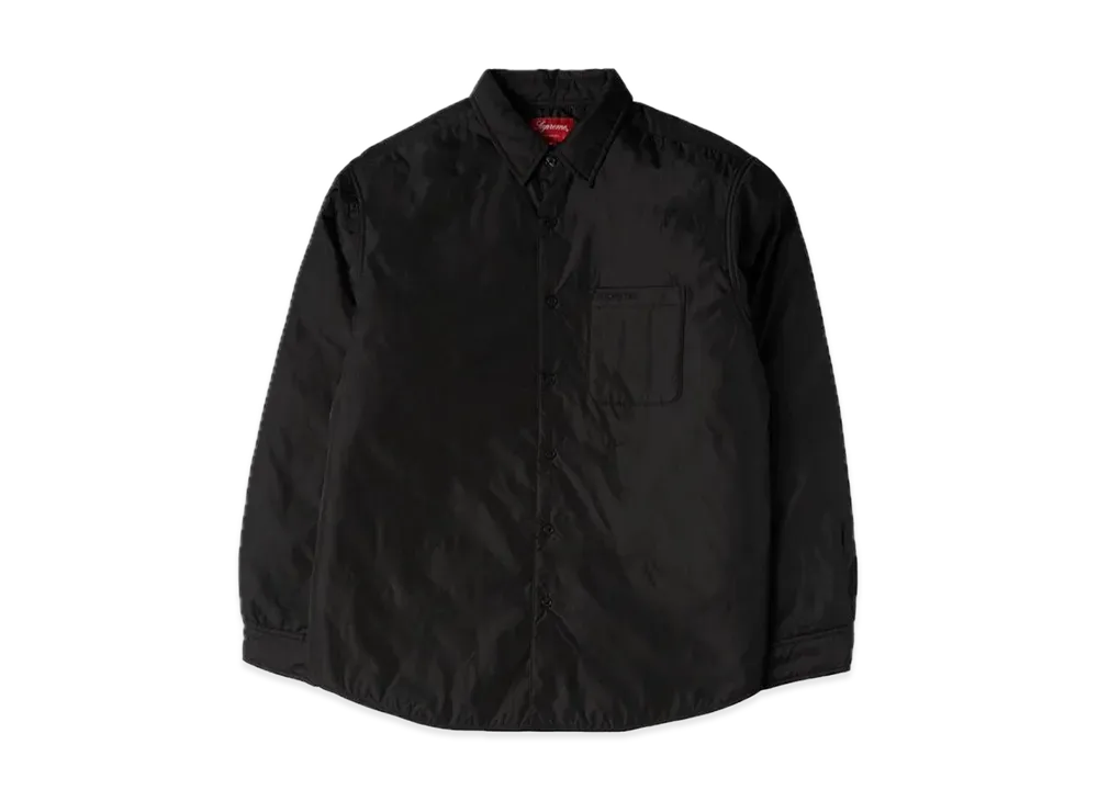 Supreme Nylon Filled Shirt "Black"