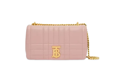 Burberry Quilted Leather Small Lola Bag "Dusky Pink"