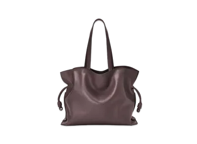 LOEWE XL Flamenco Bag In Nappa Calfskin "Prune"