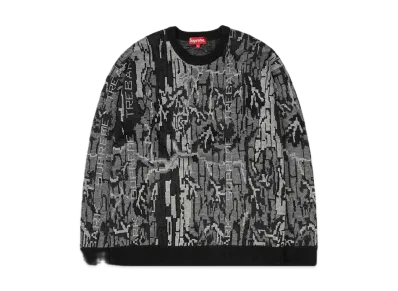 Supreme Trebark Camo Sweater "Black"