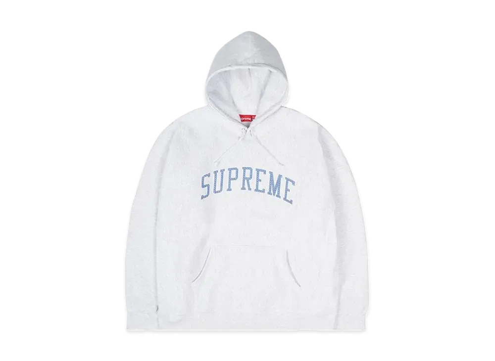 Supreme Stars Arc Hooded Sweatshirt "Ash Grey"
