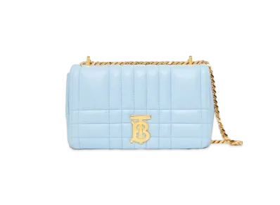 Burberry Quilted Leather Small Lola Bag "Pale Blue"