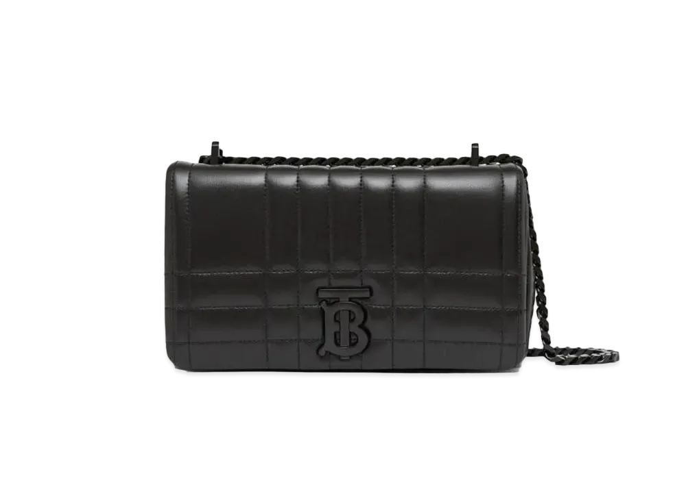 Burberry Quilted Leather Small Lola Bag "Black"