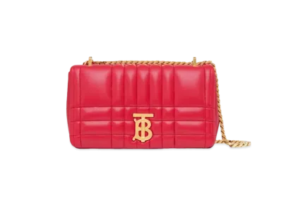 Burberry Quilted Leather Small Lola Bag "Bright Red"