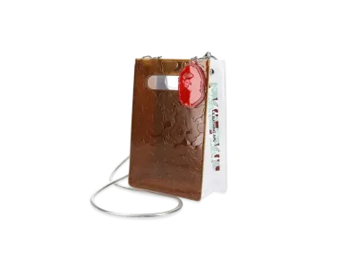 A BATHING APE x nana-nana A5 Vertical Bag Sendai Store Exclusive "Burgund"