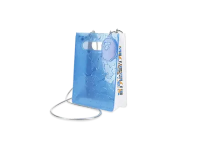 A BATHING APE x nana-nana A5 Vertical Bag Maebashi Store Exclusive "Blue"