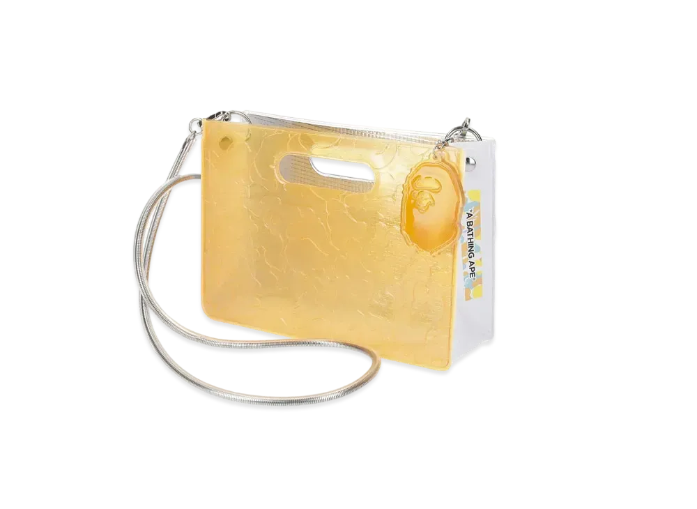 A BATHING APE x nana-nana A5 Horizontal Bag Sapporo Store Exclusive "Orange"