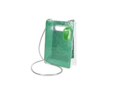 A BATHING APE x nana-nana A5 Vertical Bag Shibuya Store Exclusive "Green"