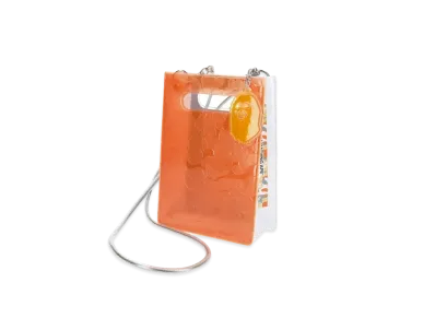 A BATHING APE x nana-nana A5 Vertical Bag Fukuoka Store Exclusive "Orange"