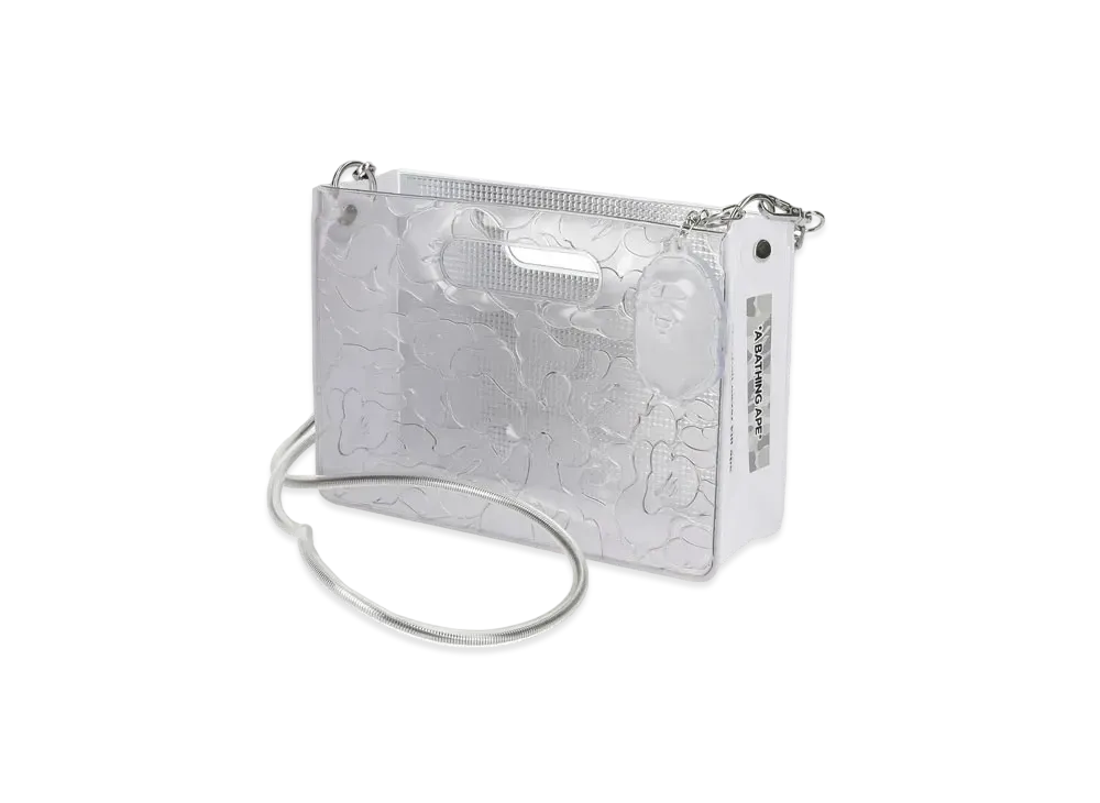 A BATHING APE x nana-nana A5 Horizontal Bag Harajuku Store Exclusive "Gray"