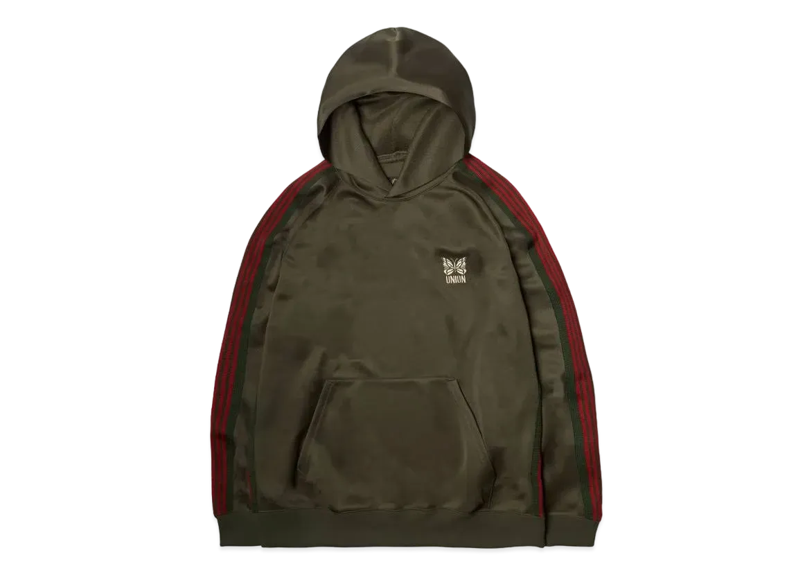 UNION x NEEDLES Track Hoodie "Olive"