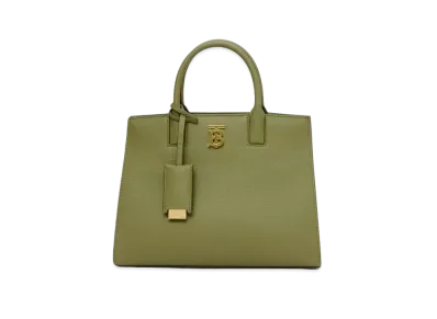 Burberry Grainy Leather Mini Frances Bag "Spruce Green"