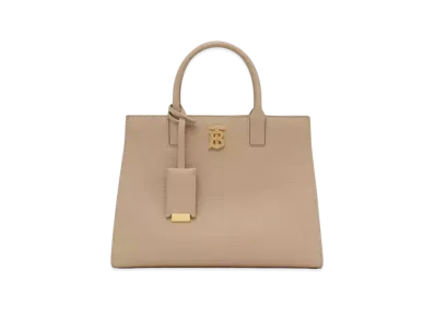 Burberry Grainy Leather Mini Frances Bag "Oats Beige"