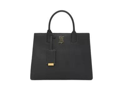 Burberry Grainy Leather Mini Frances Bag "Black"