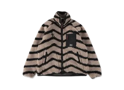 WIND AND SEA x NANGA Boa Fleece Jacket "Beige Border"