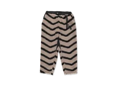 WIND AND SEA x NANGA Boa Fleece PT "Beige Border"