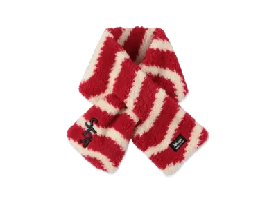 WIND AND SEA x NANGA Boa Fleece Muffler "Red Border"