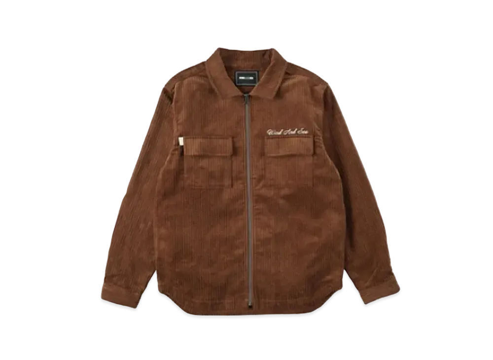 WIND AND SEA SDCL (WDS) Wide Wale Corduroy Jacket "Brown"