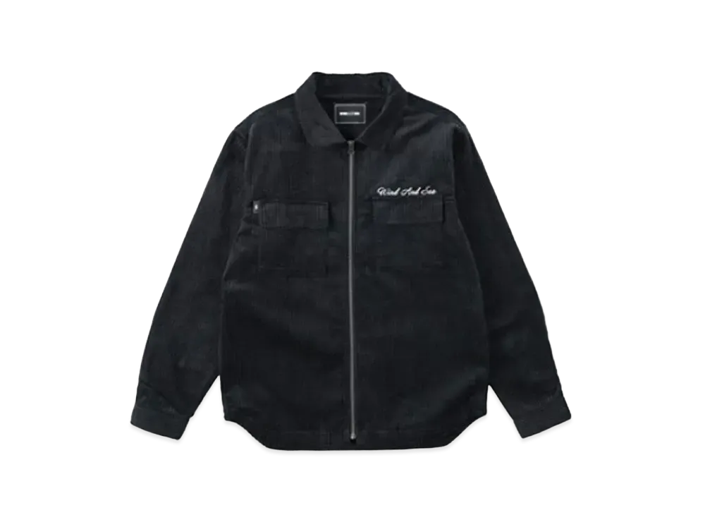 WIND AND SEA SDCL (WDS) Wide Wale Corduroy Jacket "Black"