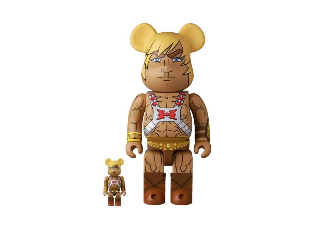 Bearbrick Mishka x Masters of The Universe He-Man 100% & 400%
