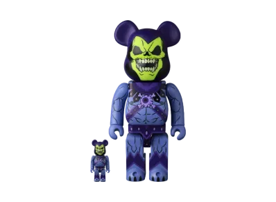 Bearbrick Mishka x Masters of The Universe Skeletor 100% & 400%