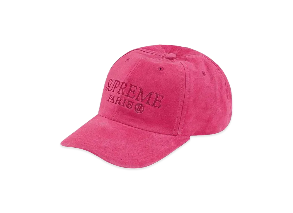 Supreme Suede 6-Panel "Bright Fuchsia"