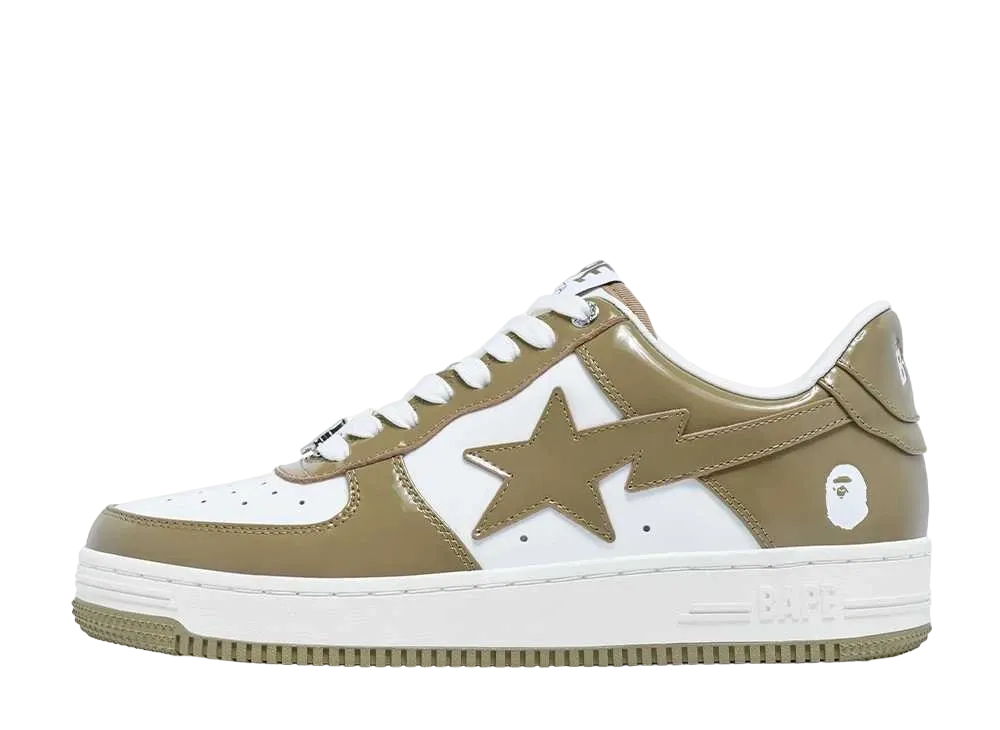 アベイシングエイプ ベイプスタ パテント "ベージュ"