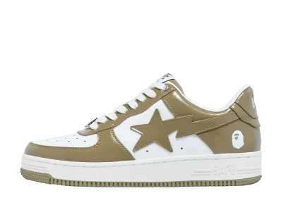 A BATHING APE®︎ BAPE STA PATENT "Beige"