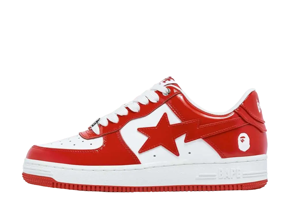 A BATHING APE®︎ BAPE STA PATENT "Red"