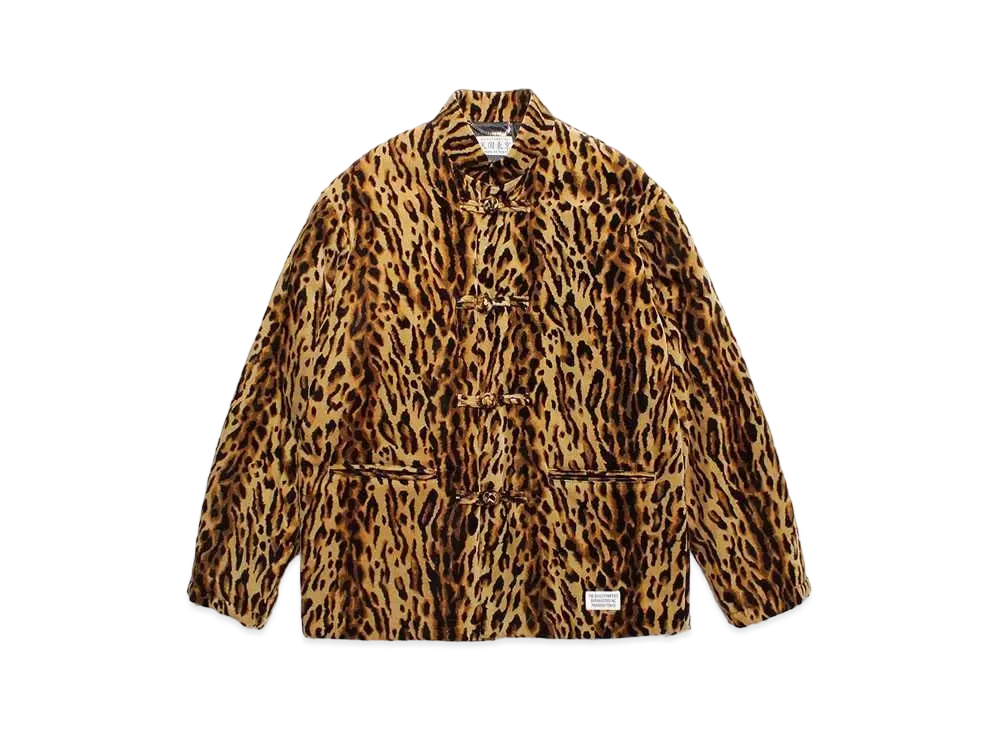 WACKO MARIA Velvet Kung-Fu Jacket "Leopard"