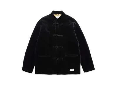 WACKO MARIA Velvet Kung-Fu Jacket "Black"