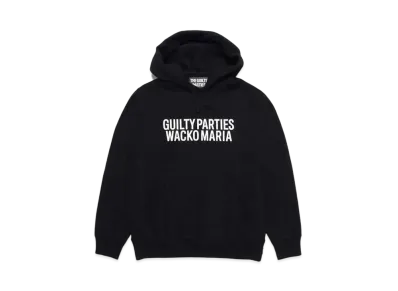 WACKO MARIA Heavy Weight Pull Over Hooded Sweat Shirt "Black"