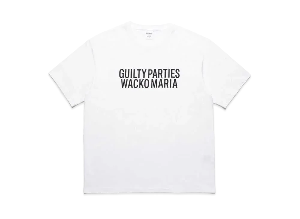 WACKO MARIA Washed Heavy Weight T-Shirt "White"