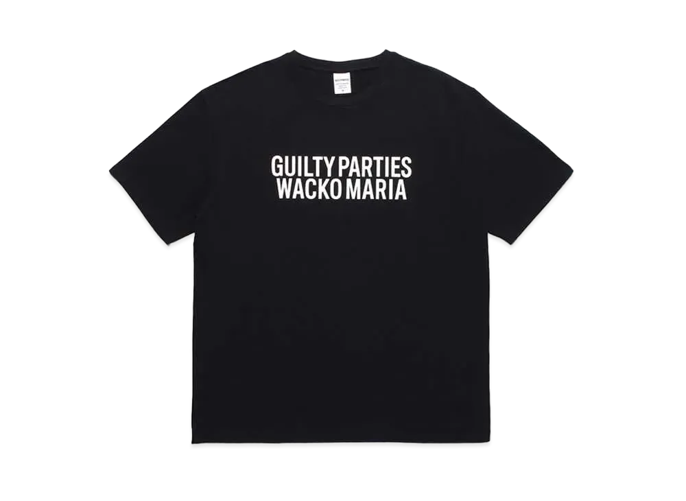 WACKO MARIA Washed Heavy Weight T-Shirt "Black"