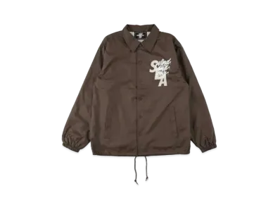 WIND AND SEA X IT'S A LIVING COACH JACKET "Brown"