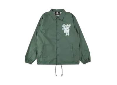 WIND AND SEA X IT'S A LIVING COACH JACKET "Green"