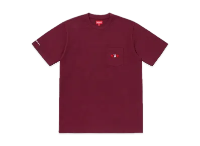Supreme x Playboy Pocket Tee "Burgundy"