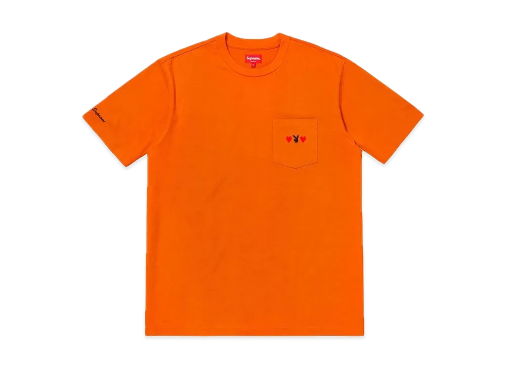 Supreme x Playboy Pocket Tee "Orange"