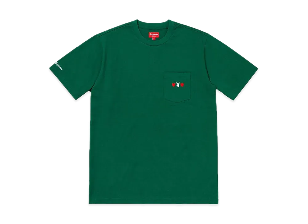 Supreme x Playboy Pocket Tee "Green"