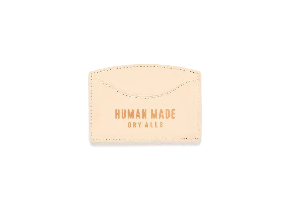 HUMAN MADE Leather Card Case "White"