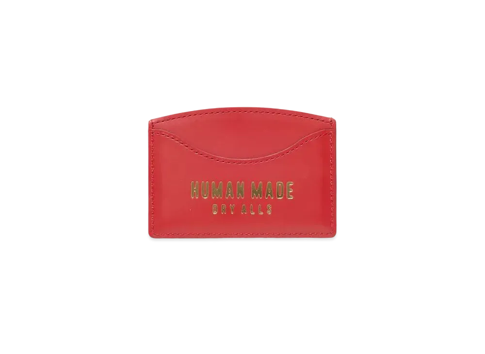 HUMAN MADE Leather Card Case "Red"
