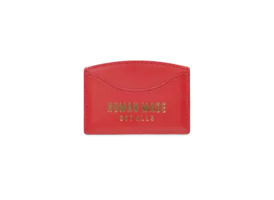 HUMAN MADE Leather Card Case "Red"