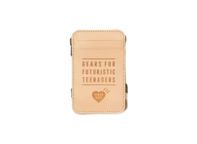 HUMAN MADE Leather Magic Band Card Case "White"