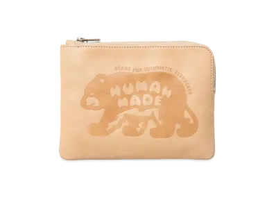 HUMAN MADE Leather Pouch "White"