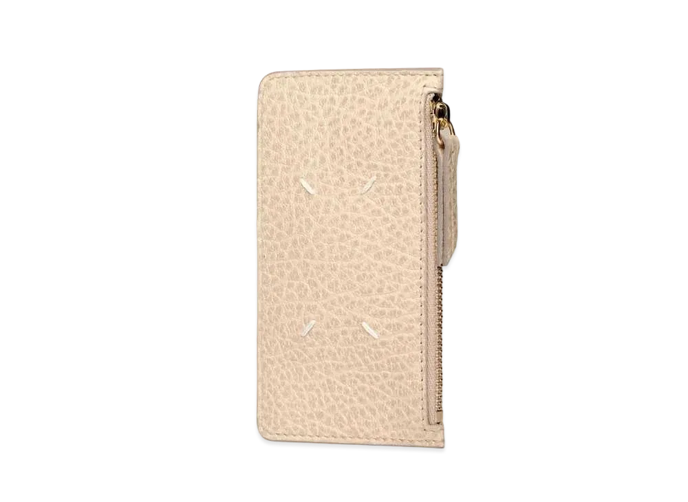 Maison Margiela 4 Stitch Card Holder Wallet "Almond"