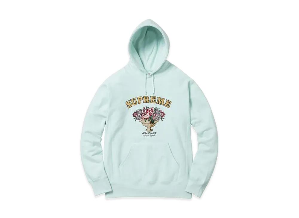 Supreme Centerpiece Hooded Sweatshirt "Ice Blue"