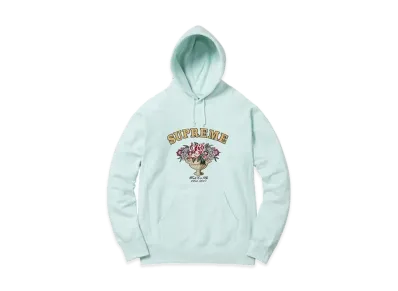 Supreme Centerpiece Hooded Sweatshirt "Ice Blue"