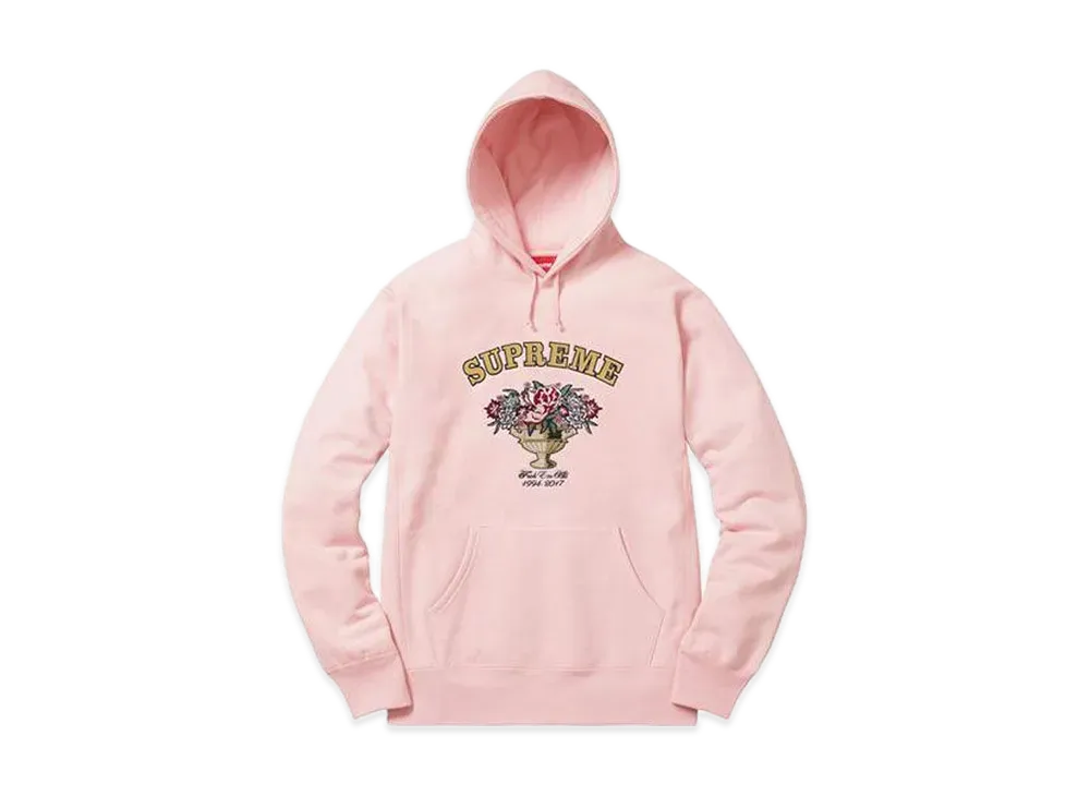 Supreme Centerpiece Hooded Sweatshirt "Pale Pink"