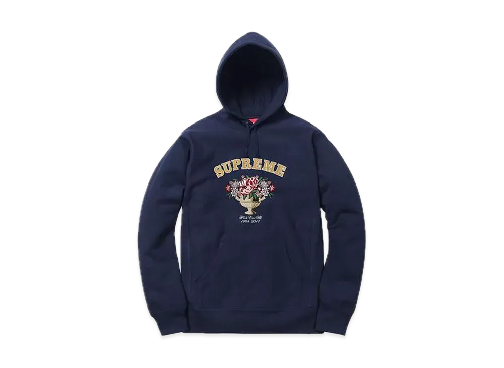 Supreme Centerpiece Hooded Sweatshirt "Navy"